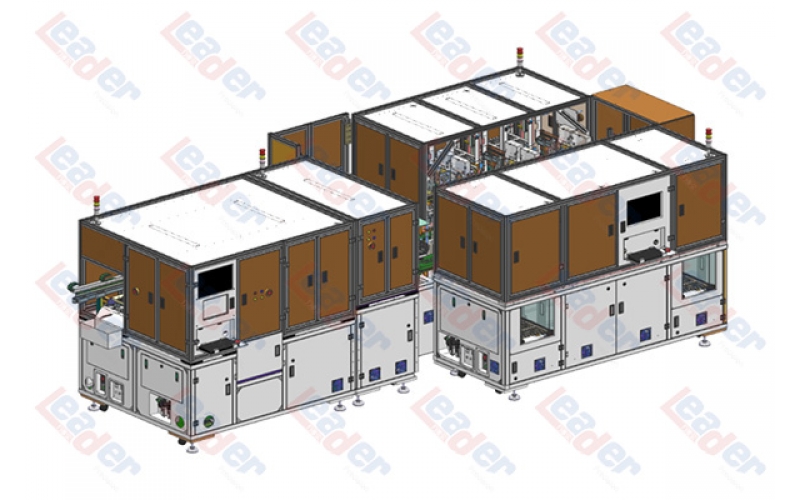 Automatic assembly line of electronic detection reagent